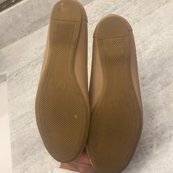 Coach Chelsea Tan Silver Cap Toe Leather Flat - Picture 6 of 7